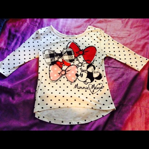 DISNEY Minnie Mouse high low top xs