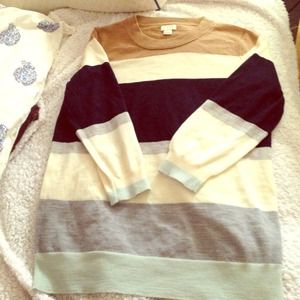 ****** SOLD********** Jcrew Stripe Sweater