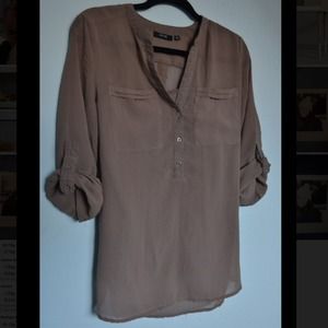 Apt. 9 mocha brown top