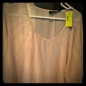 Beautiful sheer blouse from Eloquii by The Limited