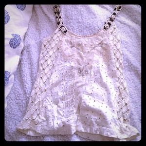 Free People Crochet Tank