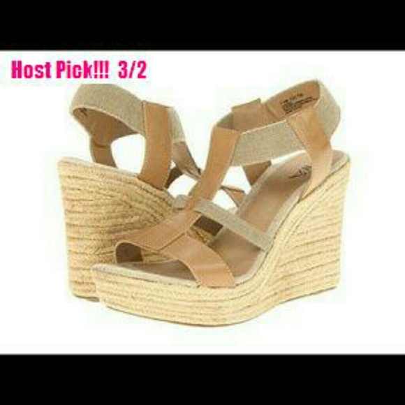 Girl MIA Shoes - BUNDLED!!! ***HP 3/2** NWOT tan wedge sandals