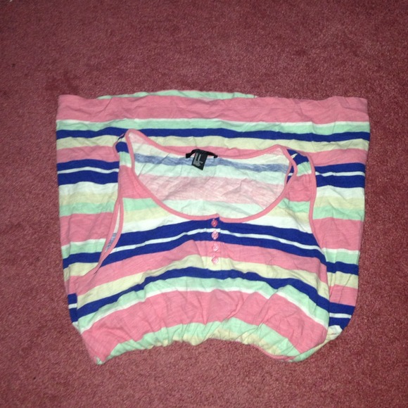 Striped colorful dress