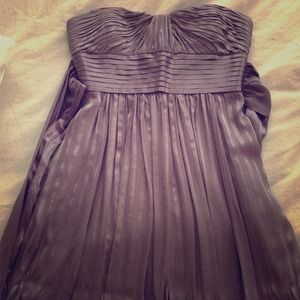 BCBG lilac long formal gown
