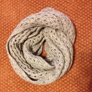 Aerie grey waffle knit infinity scarf/snood