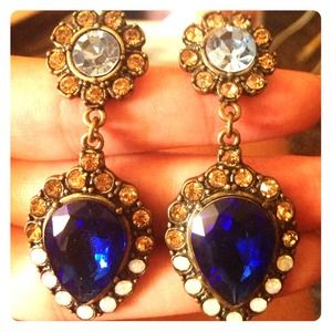 Bejeweled earrings