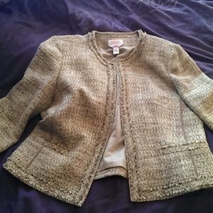 Talbots tweed blazer