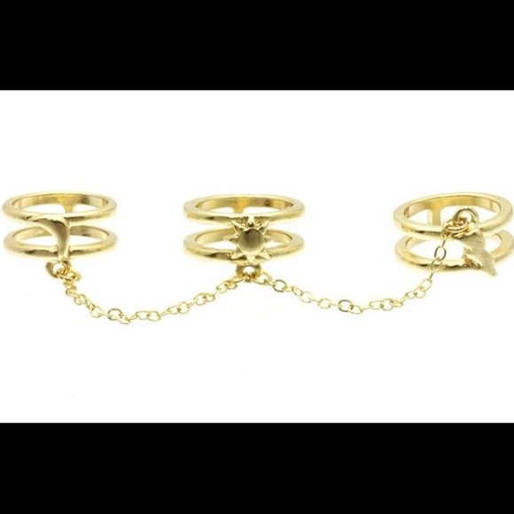 "The Maker" Chained midi 3 Ring Set