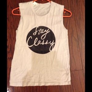 Brandy Melville Stay Classy Tank