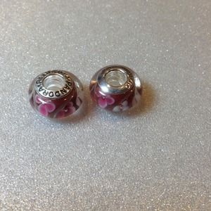 BUNDLED SOLD Set of 2 Pandora Beads
