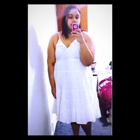 Beautiful, Simple, White Eyelet Sundress