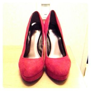 Red Suede Pumps - DRASTIC PRICE CUT! 2/24