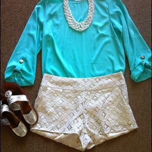 HP🌿Crochet Shorts