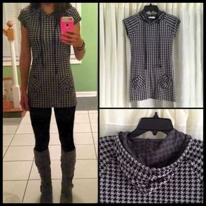Houndstooth Tunic
