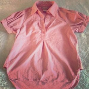 Kenar rose color blouse with cap sleeves
