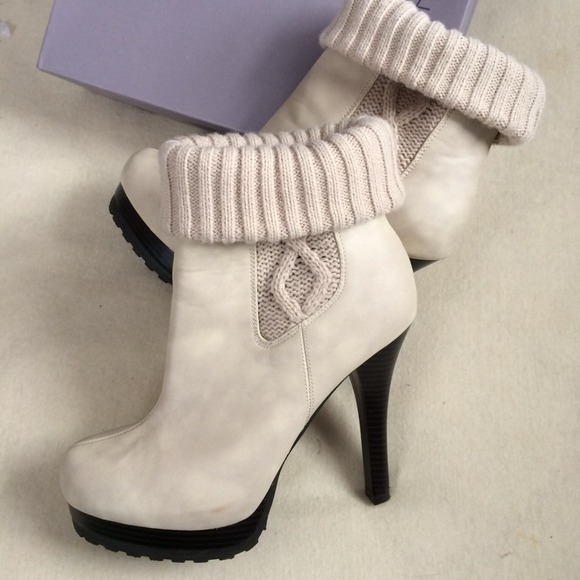 Jennifer Lopez platform ankle boots