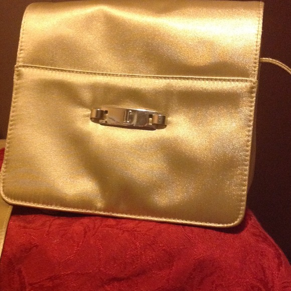 Gold handbag