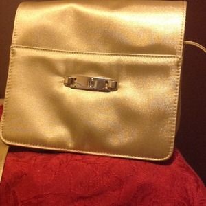 Gold handbag
