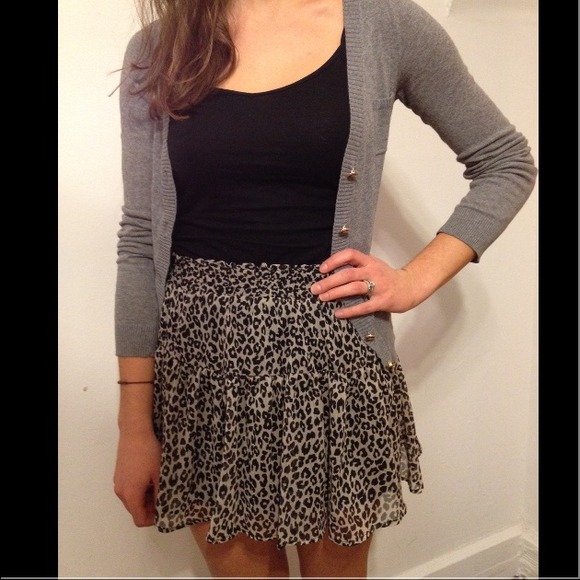 Flirty Leopard-Print Skirt