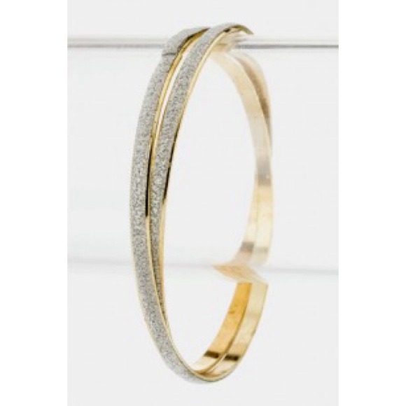 Double glitter bangle