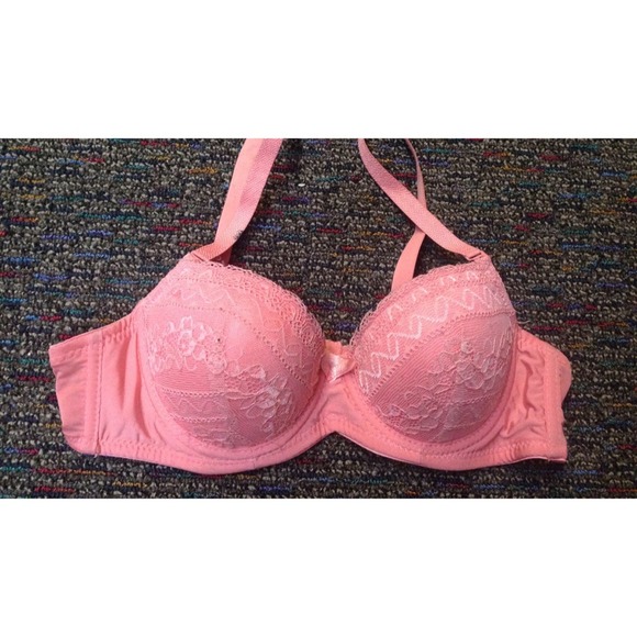 Pink Lacey Bra