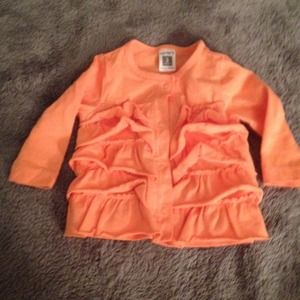 Orange cardigan!