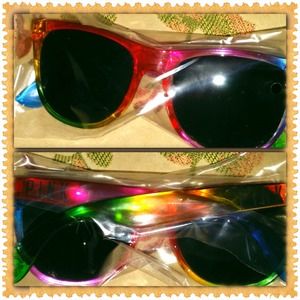 Pink Rainbow Sunglasses
