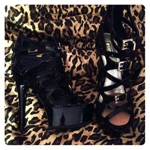 Wild pair black high heels