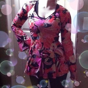 Groovy Hippie Costume Mini Dress