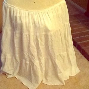 2X white SKIRT