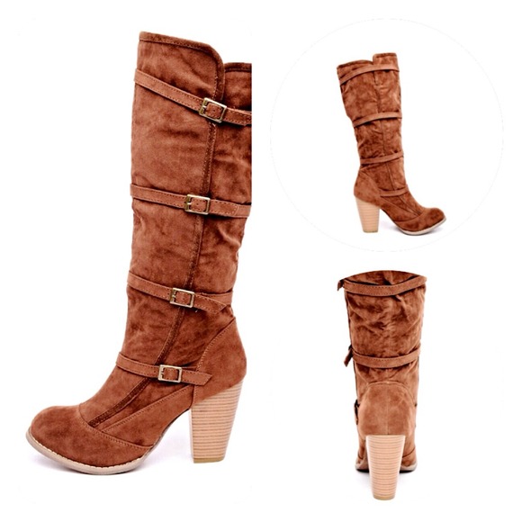 🚫Sold🚫Cognac Buckle Boots