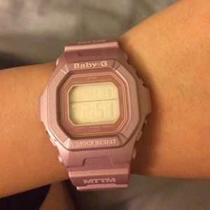 Baby-g purple camouflage