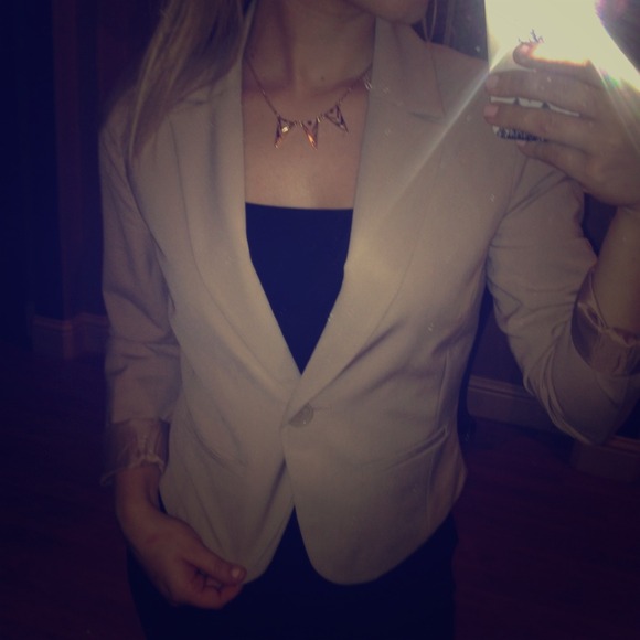 Tan colored blazer $15