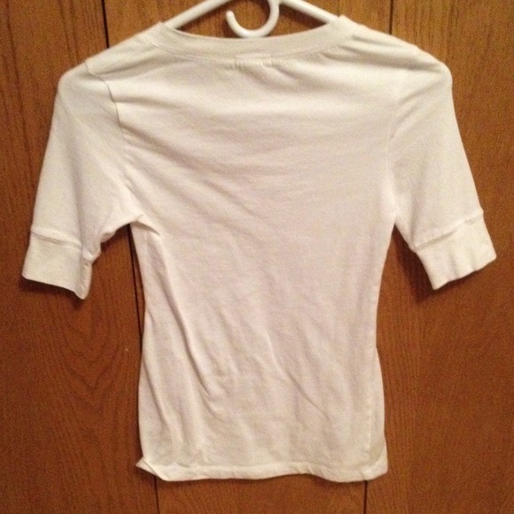 White V-Neck - Picture 2 of 2