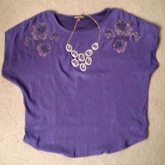 Express Deep Purple Top