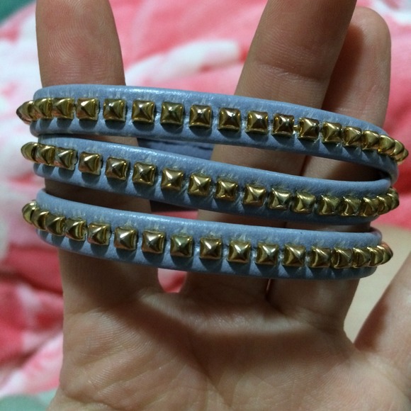 wrap around studded bracelt
