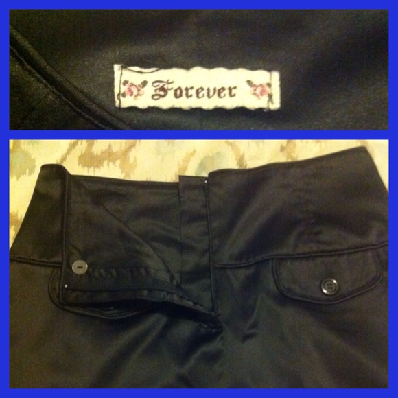 Bundled-High waist black skirt by Forever 21 - Picture 3 of 3