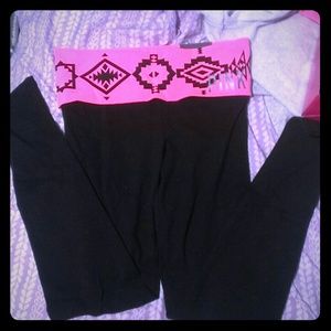 Victoria's secret pink yoga leggings