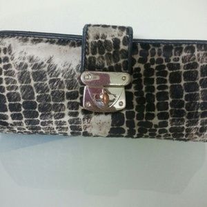 Pony hair wallet