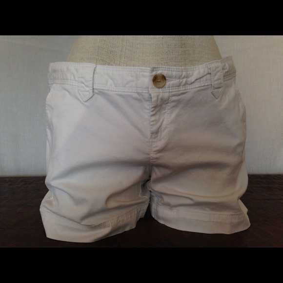 old navy white low rise shorts