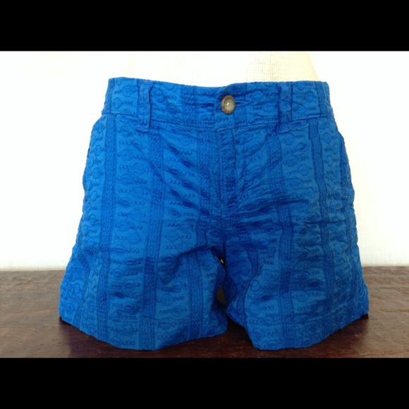 old navy blue patterned shorts