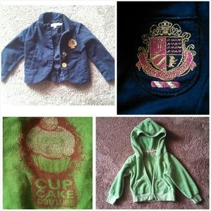 2 Juicy Couture toddler jackets