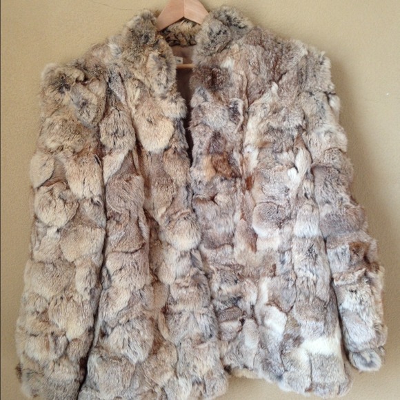 Vintage Fur Coat - Rabbit Fur - Picture 2 of 2