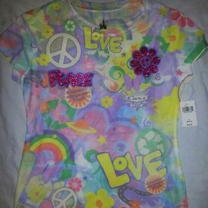 NWT Girls Disneyland T-Shirt Size Medium youth SIZ