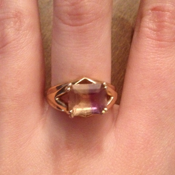🚫HOLD🚫Unique gold plated ring