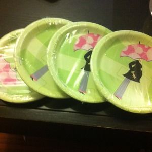 MOD Mom's Shower Dessert Plates and Dessert Naps