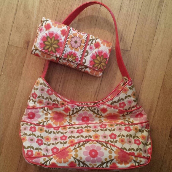 Vera Bradley Handbags - Vera Bradley purse and matching wallet Folkloric