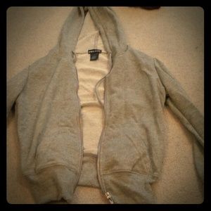 Sparkley poof shoulder sweatshirt