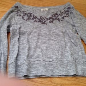 Aerie Long Sleeve Shirt, embroidered