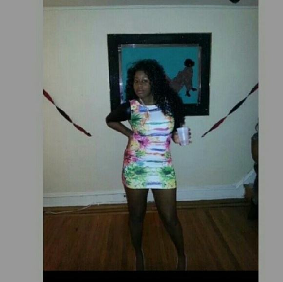 Muti color Bodycon dress